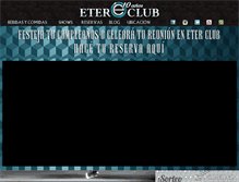 Tablet Screenshot of eterclub.com.ar